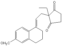 3-甲氧基-13β-乙基-18-去甲基-8,14-開(kāi)環(huán)-1,3,5(10),9(11)-雌甾四烯-14,17-二酮
